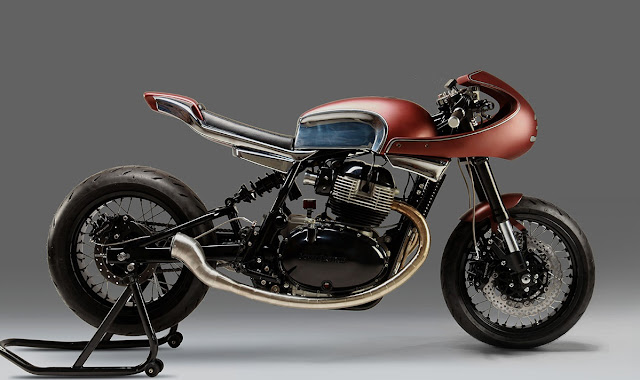 Royal Enfield Continental GT650 By Krom Works Hell Kustom