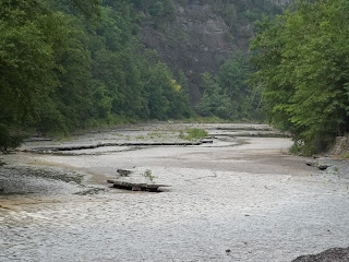 Taughannock Falls creek bed