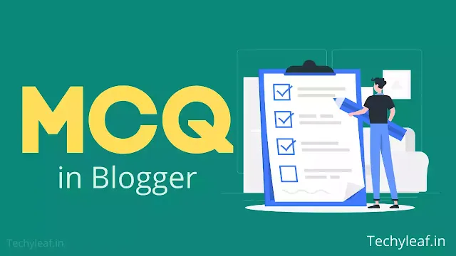 How to add a multiple choice quiz in Blogger?