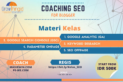 belajar seo untuk blogger bersama growthing