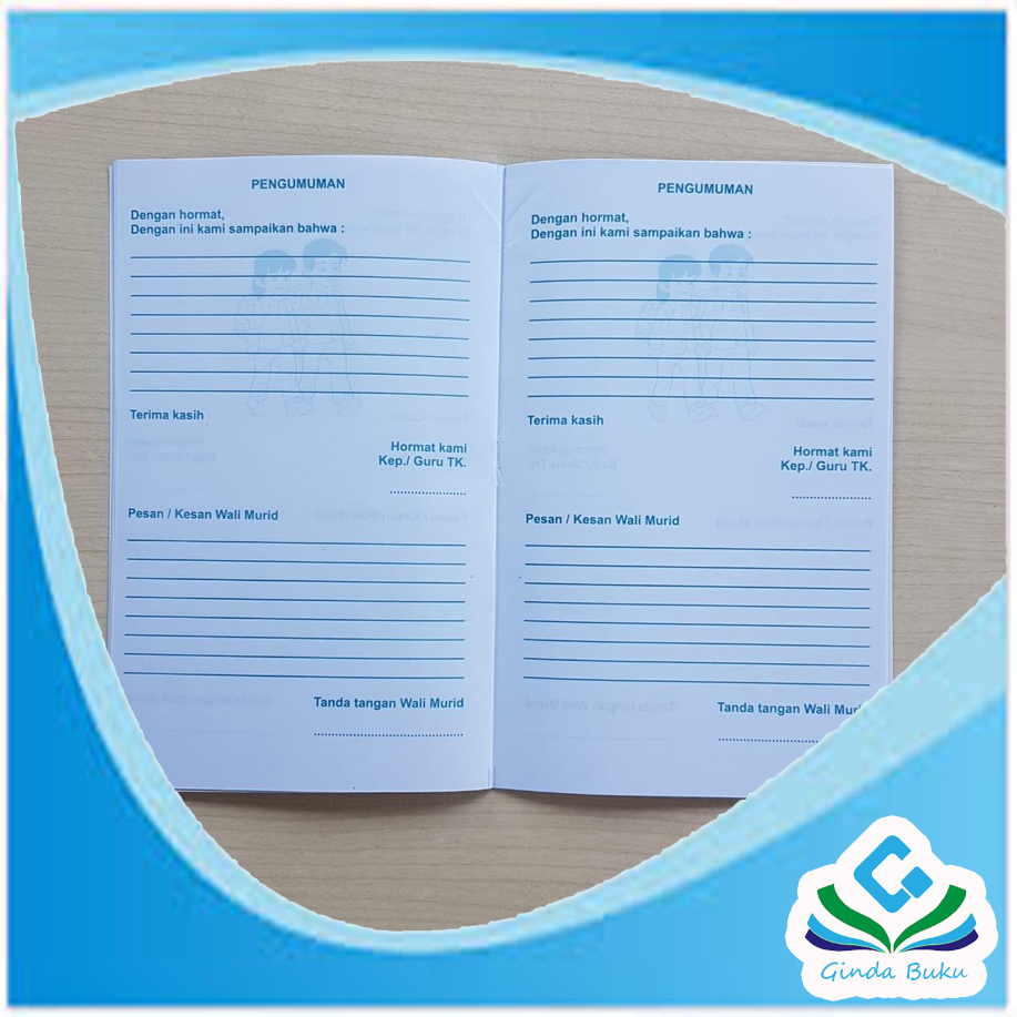 Buku Penghubung PAUD TK RA Citra Buku