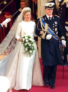 Queen Maxima of the Netherlands wedding dress