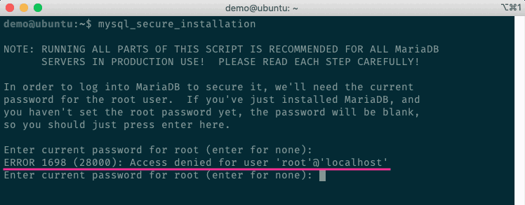 MySQL/MariaDB安全性設定錯誤