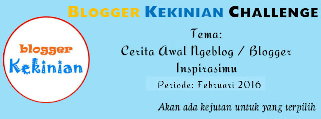 Blogger Kekinian Challenge