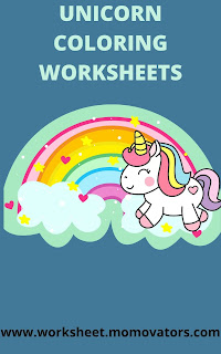 unicorn coloring sheets, coloring worksheets for kindergarten @momovators