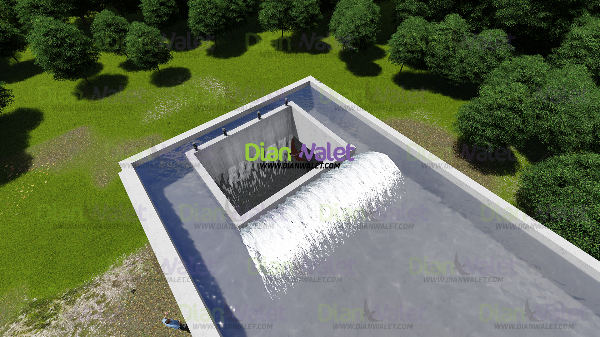 Desain Rumah Walet RBW LIANG NAGA 4X8 3 Lantai Terbaru DIAN WALET