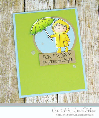 Don't Worry card-designed by Lori Tecler/Inking Aloud-stamps from Mama Elephant