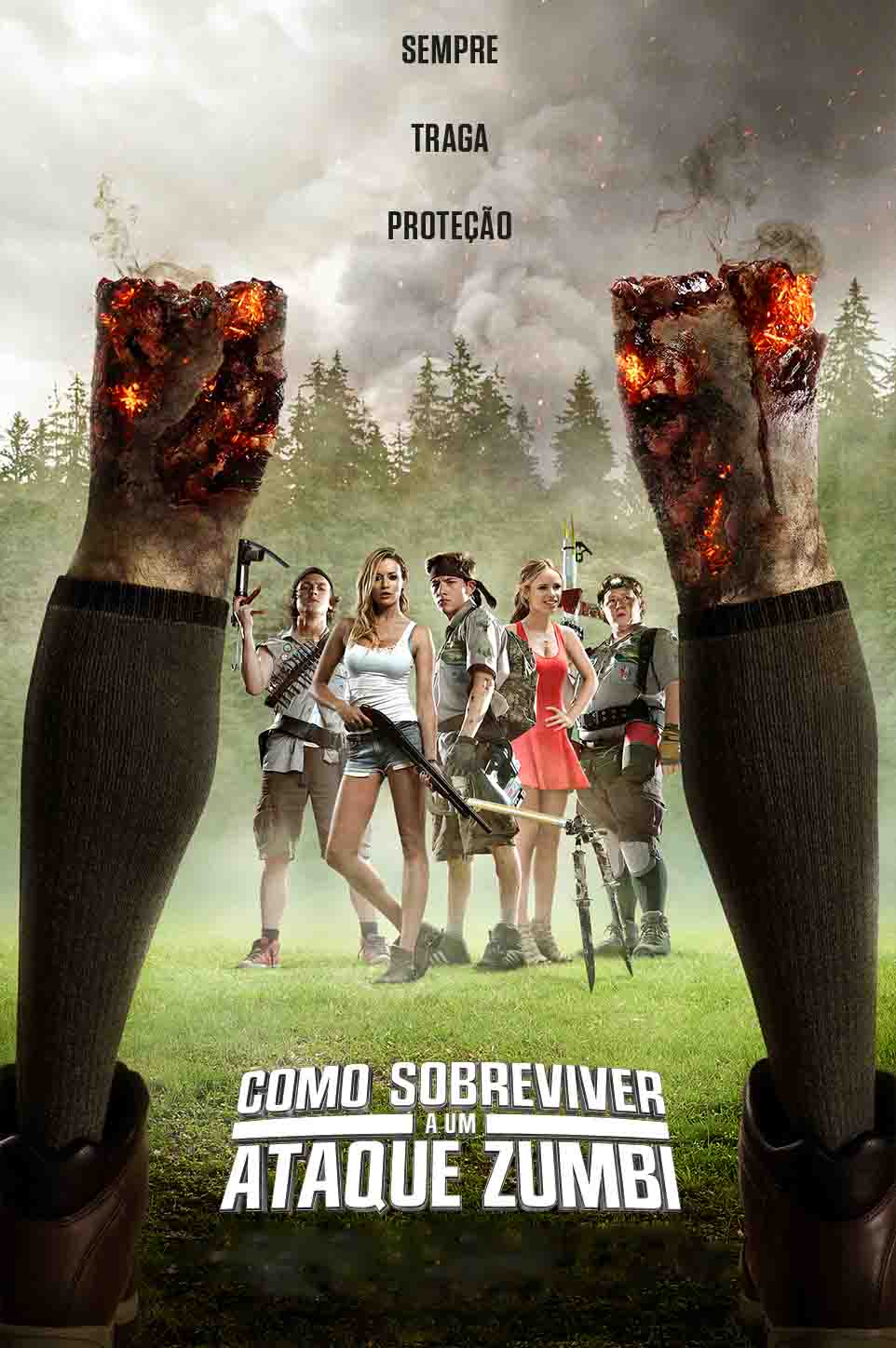 Como Sobreviver a um Ataque Zumbi Torrent - Blu-ray Rip 720p e 1080p Dublado (2015)