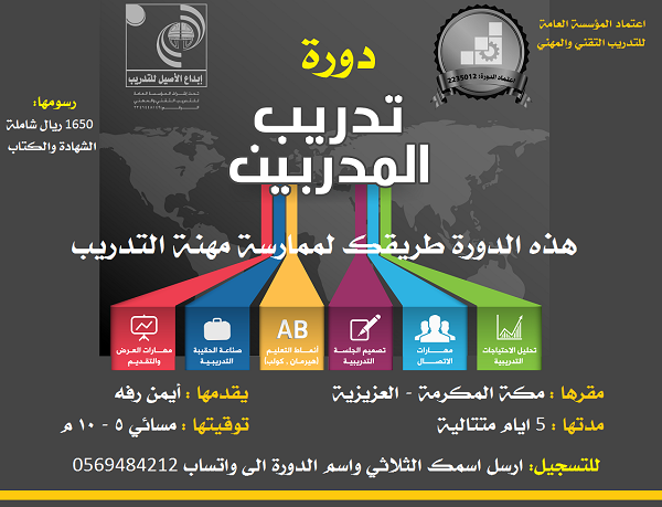 دورة تدريب المدربين - مكة