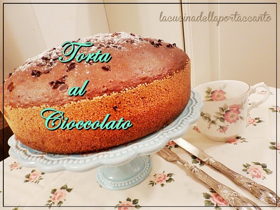 torta al cioccolato, senza lattosio e cotta nel fornetto sul fornello / chocolate cake, lactose and cooked in the oven on the stove 