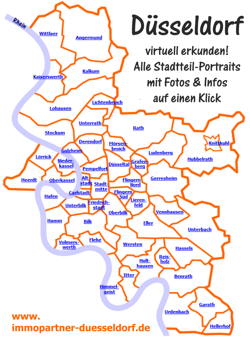 interaktive Düsseldorf Karte