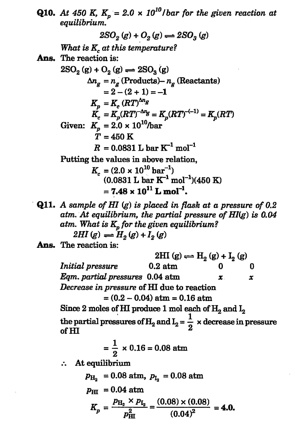 Equilibrium class 11 chemistry Studypur