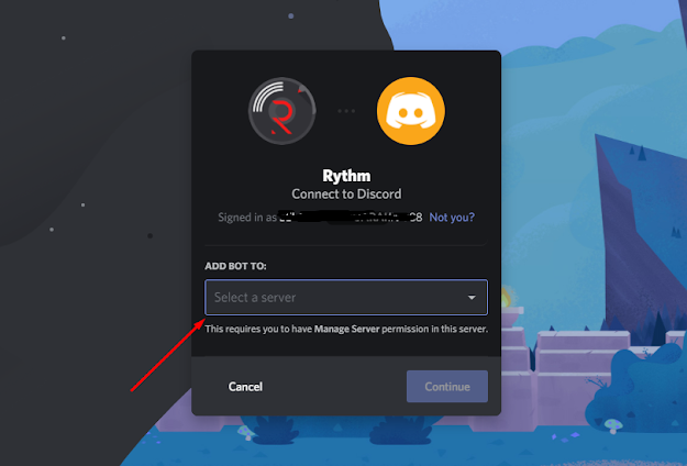 Cara Menambahkan dan Mendengarkan Musik di Discord menambahkan ke server