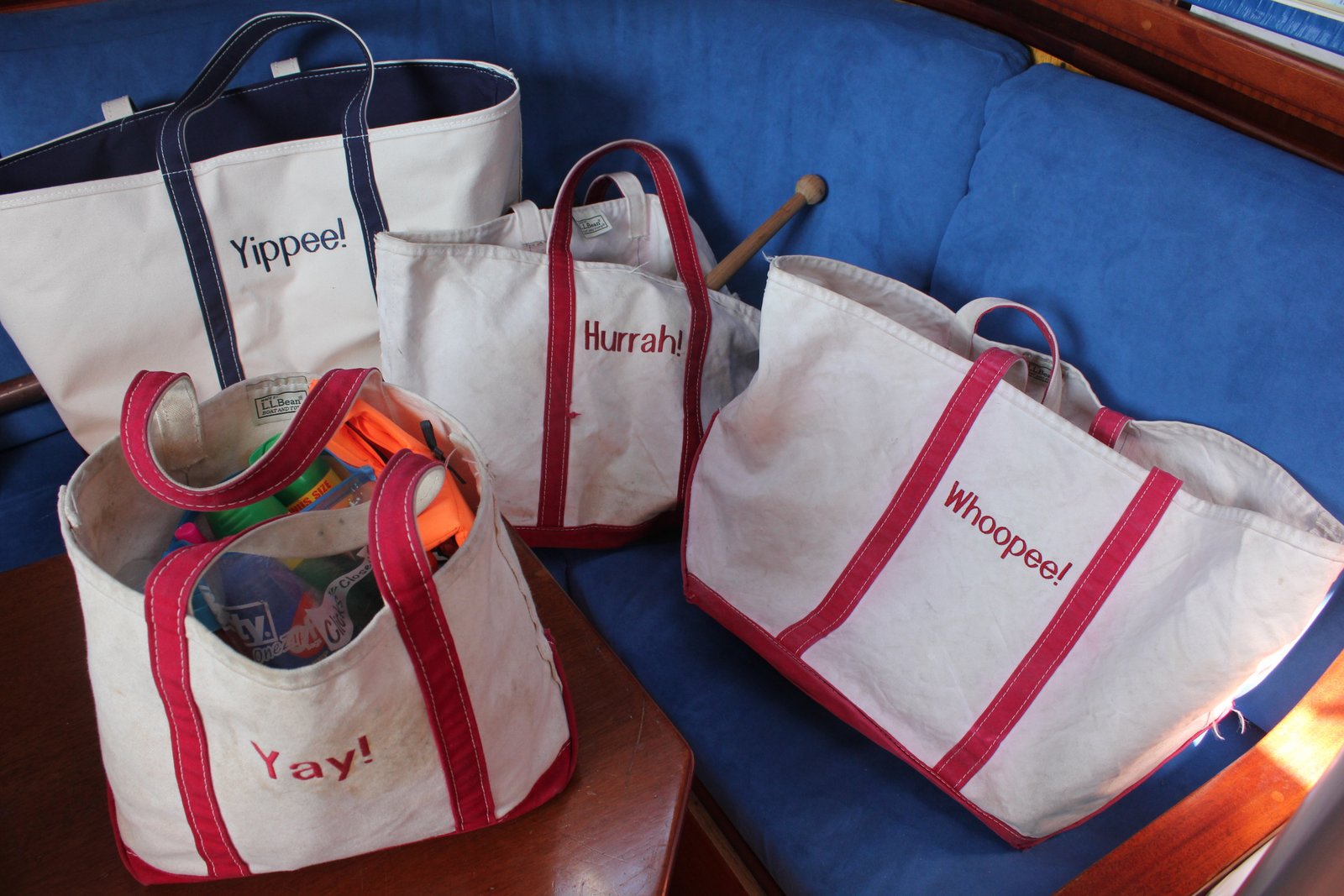 Salt Water New England: Canvas Boat Bags and The L.L. Bean Boat and Tote Bag