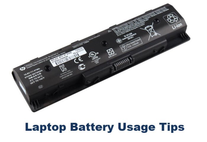 Conseils d'utilisation de la batterie d'un ordinateur portable