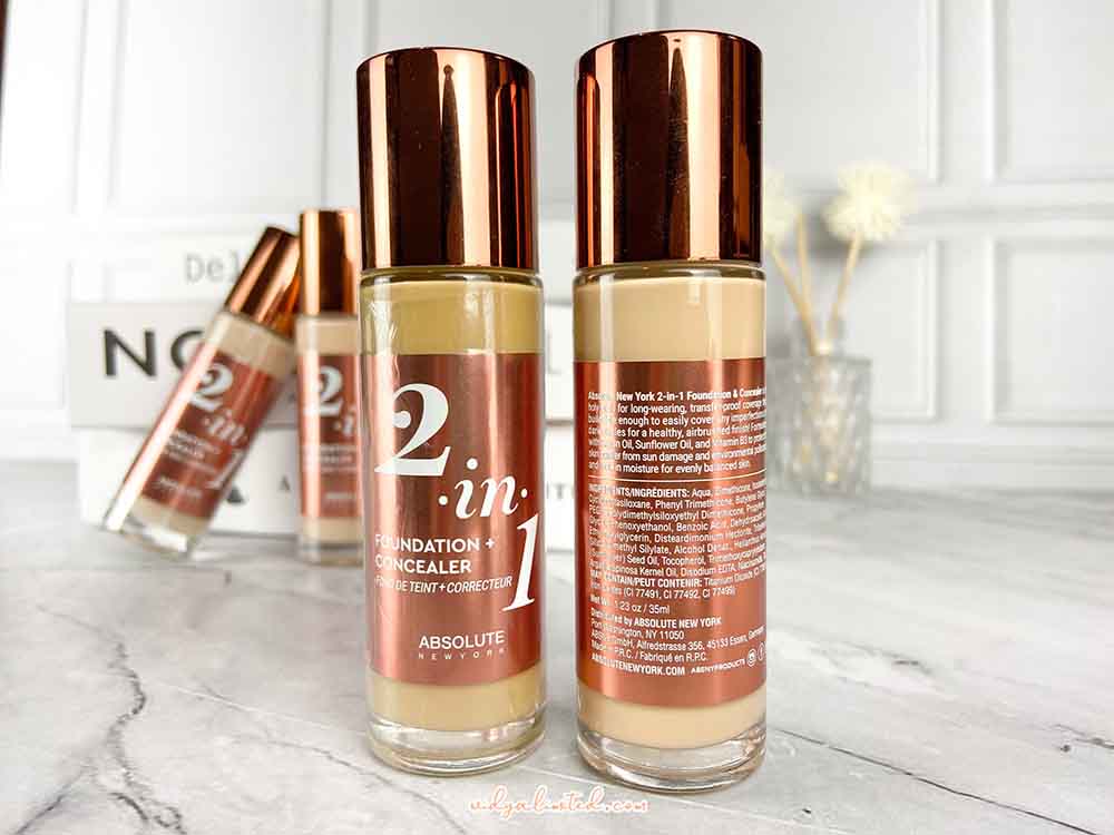 Makeup Full Coverage Cukup dengan Satu Produk! Absolute New York 2 in 1