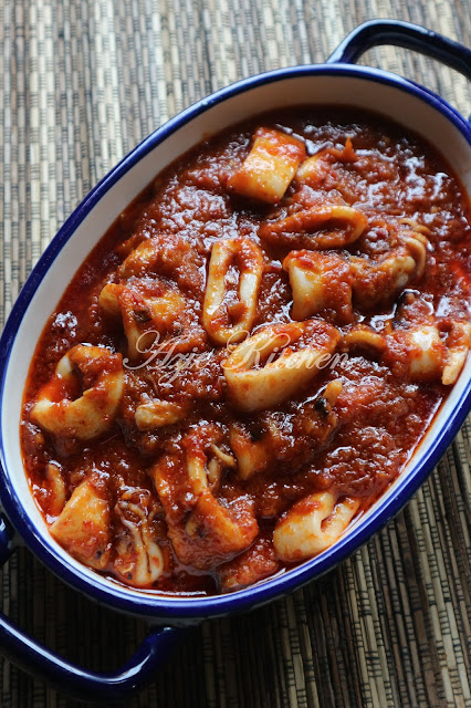 Sambal Tumis Sotong  Azie Kitchen