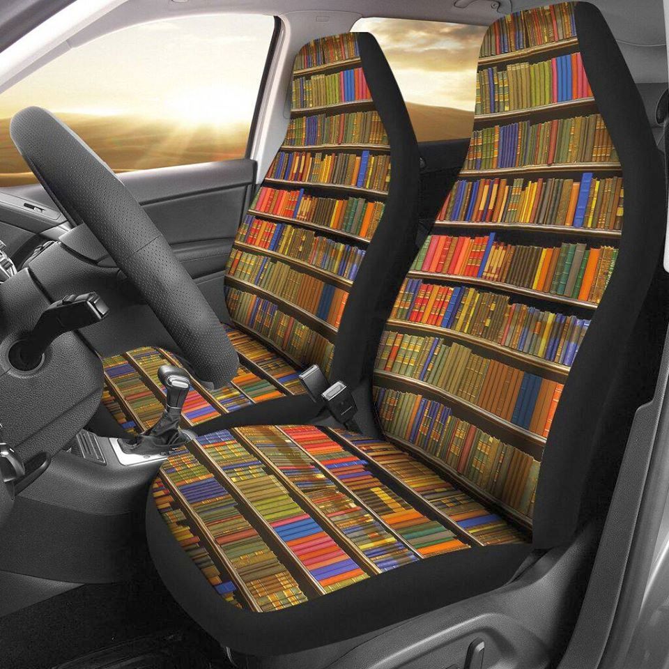 transpress nz bookshelfthemed car seat covers