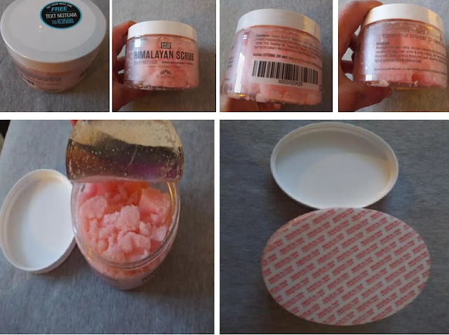 Himalayan salt scrub infused with collagen and stem cell