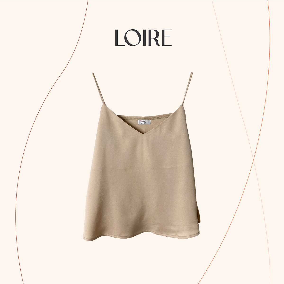 ÁO NGỦ LỤA 2 DÂY LAL01 CHÍNH HÃNG LOIRÉ