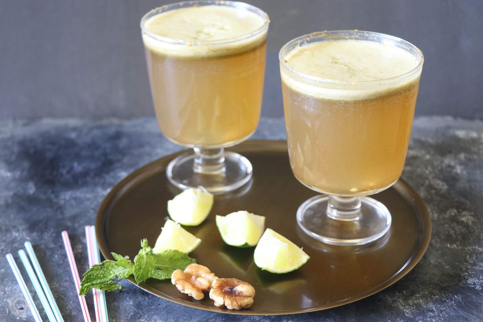 Fizzy Mint Lemonade MalasKitchen
