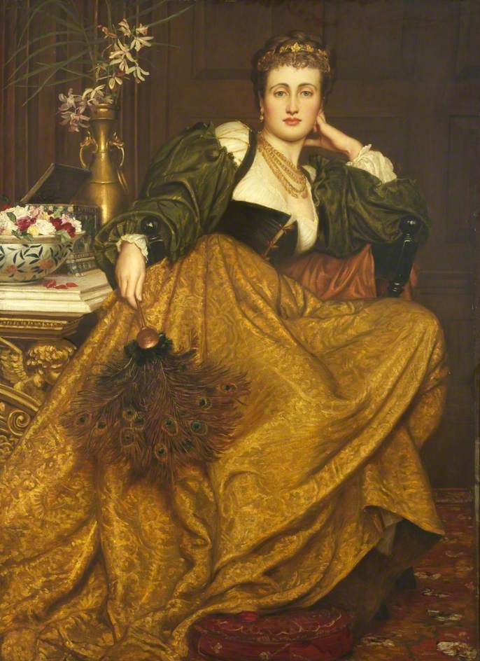 Indian-born British painter-" Valentine Cameron Prinsep 1838-1904"