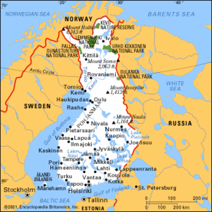 Finland Politiska Kartan Regionen | Karta över Sverige, Geografisk