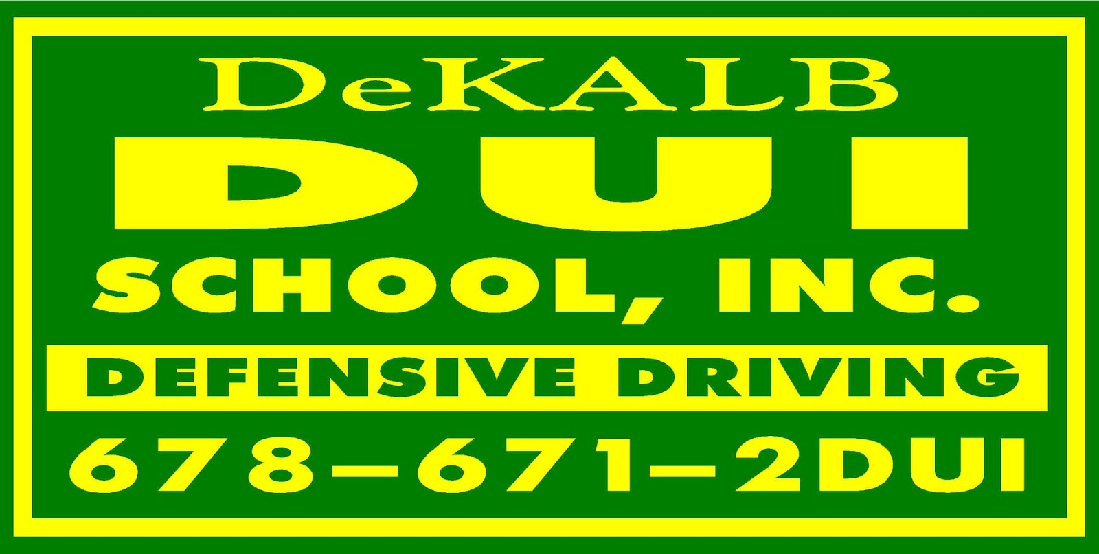 DeKalb DUI School, Inc. RRC begins Friday at 4 PM. 6786712384