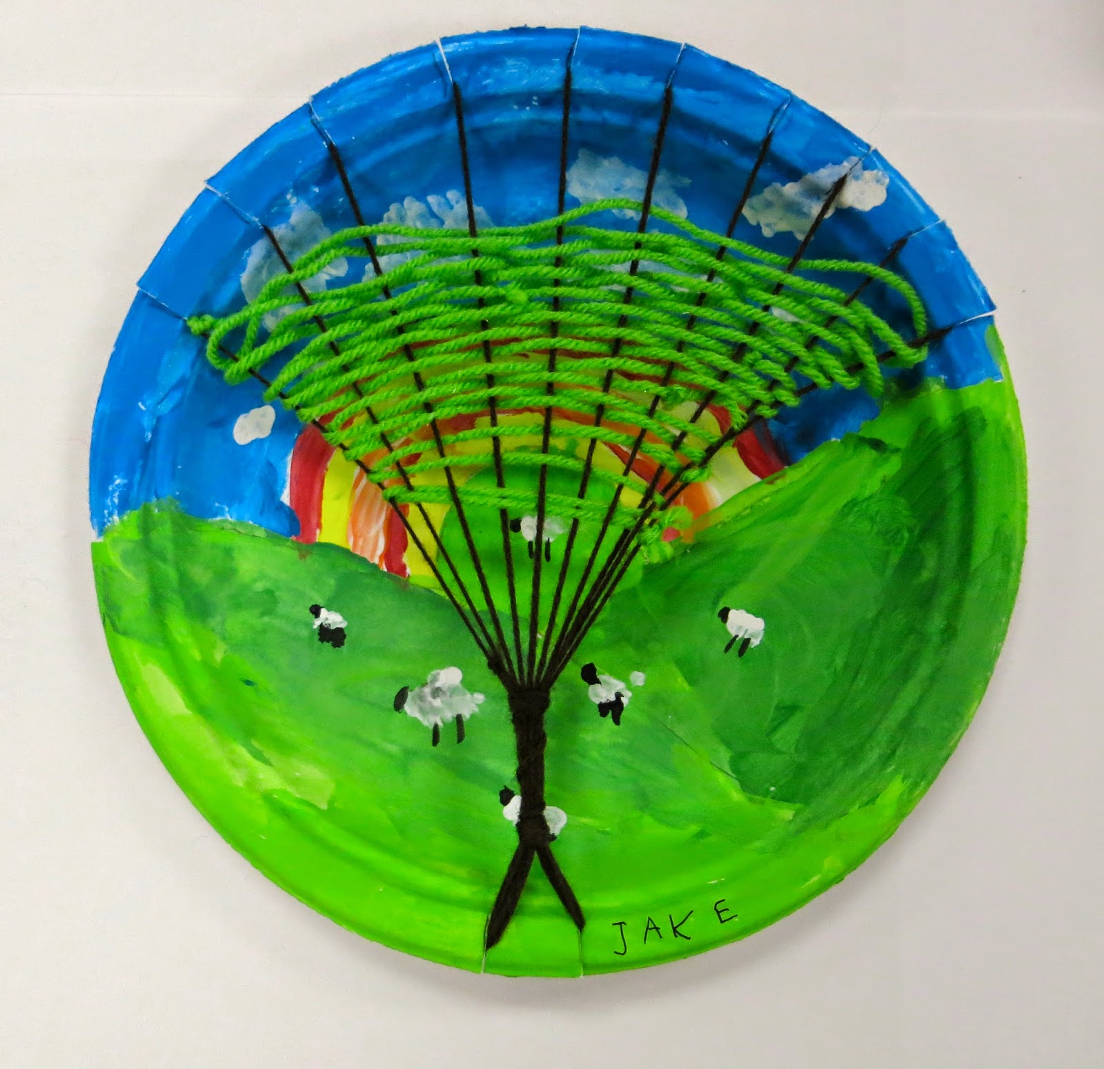 Cassie Stephens In the Art Room Tree Weaving