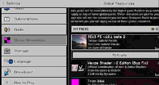 Reactivate A Shader In Minecraft PE