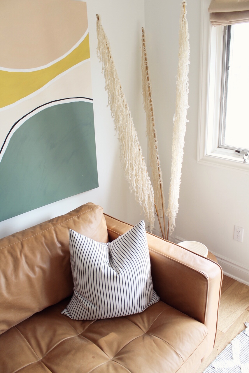 DIY Faux Pampas Grass with Yarn Harlow & Thistle