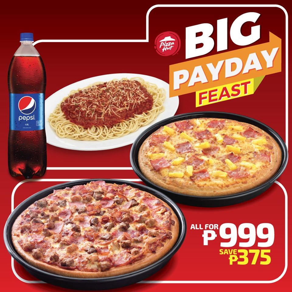 Manila Shopper: Pizza Hut Big Payday Feast Delivery Promo ...