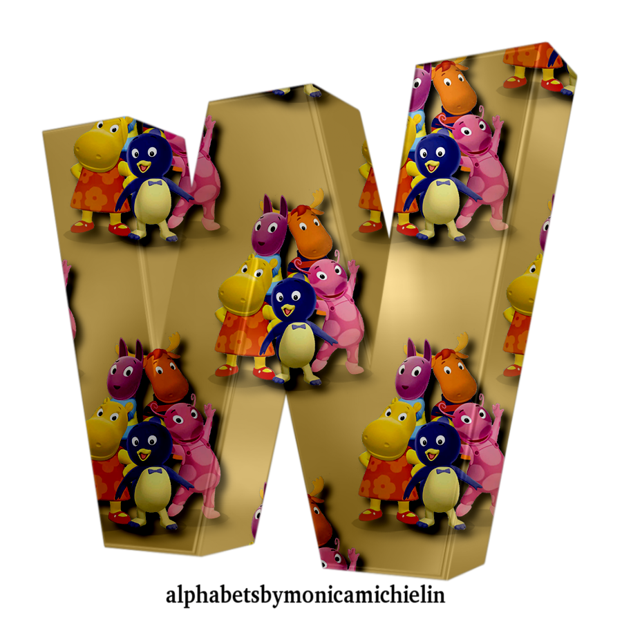 M. Michielin Alphabets: BACKYARDIGANS ALPHABET GOLDEN, ICONS, NUMBERS ...