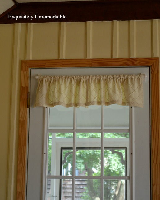 Valance for a French Door