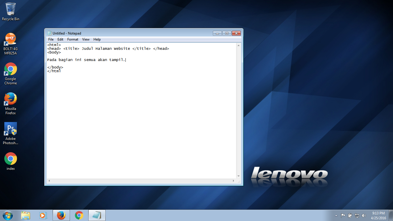 Tutorial 1337 Pengenalan HTML