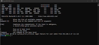 Cara menggunakan Mikrotik menggunakan CMD dan terminal windows dan linux