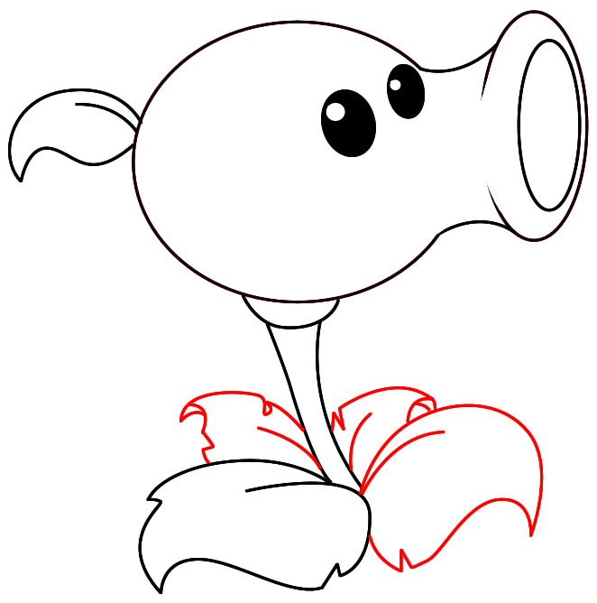 Peashooter coloring pages Imagui