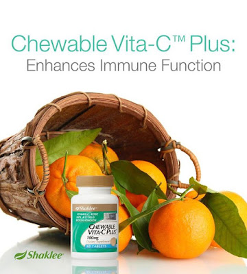 kebaikan chewable vita c shaklee, kelebihan chewable vita c shaklee