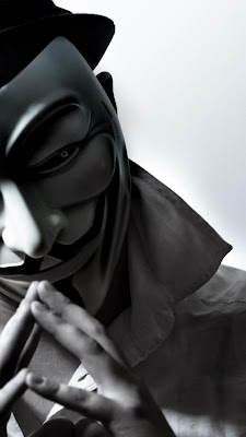 hacker mask photo
