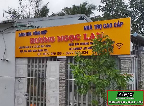 Thi công bảng hiệu alu chữ nổi mica tại Phú Quốc