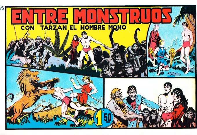 Tarzan Grandes Aventuras 15-ENTRE MONSTRUOS -LEITURA ONLINE DE QUADRINHOS 