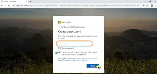 MicrosoftOutlookAcountにサインアップ-WindowsClub