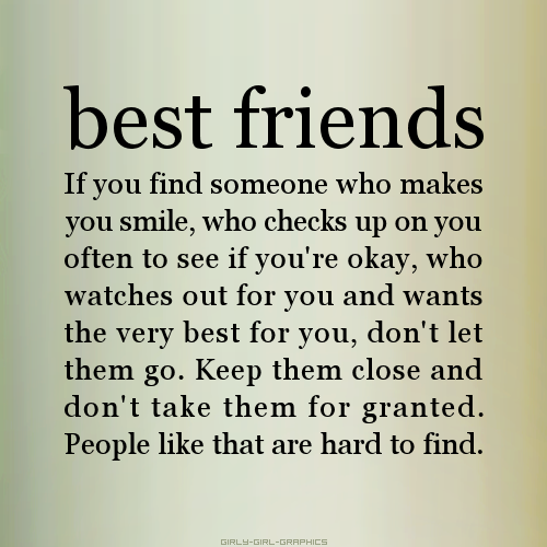 best friends are...