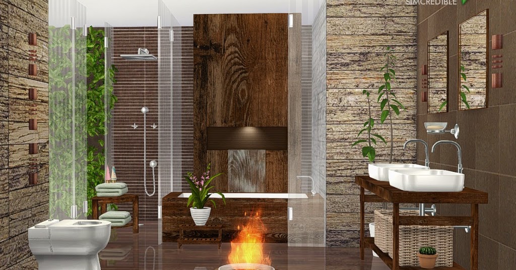 Sims 4 CC's - The Best: Bathroom by SIMcredible!