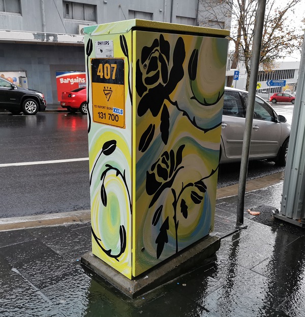 Wollongong Signal Box Art | Flower box