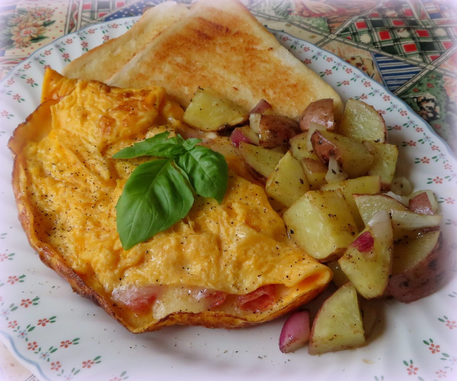 Salami & Cheese Omelette The English Kitchen