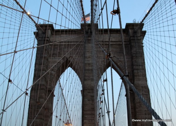 My Traveling Joys: Brooklyn Bridge by Day and by Night in NYC