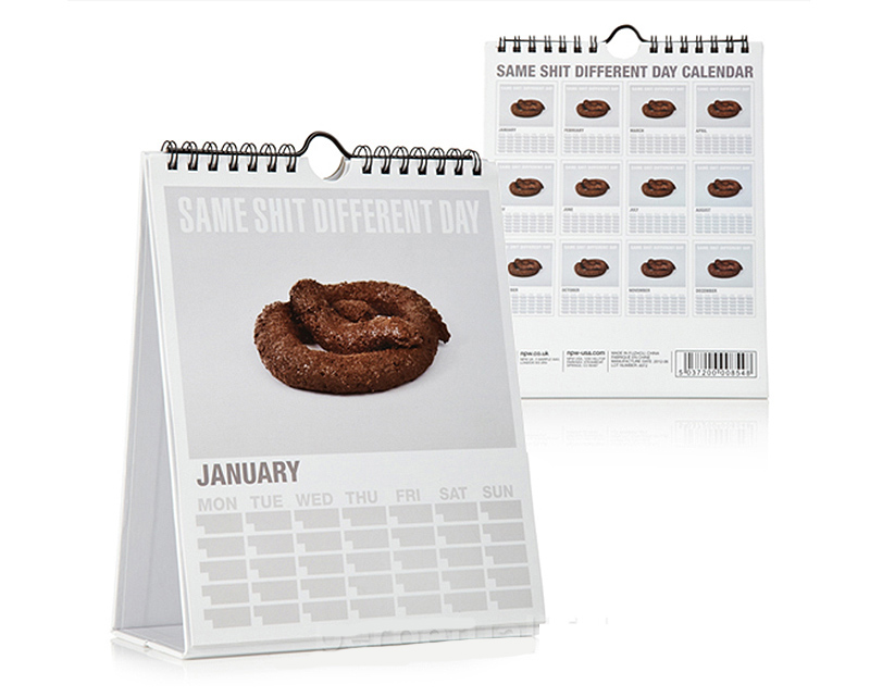 same shit different day calendar