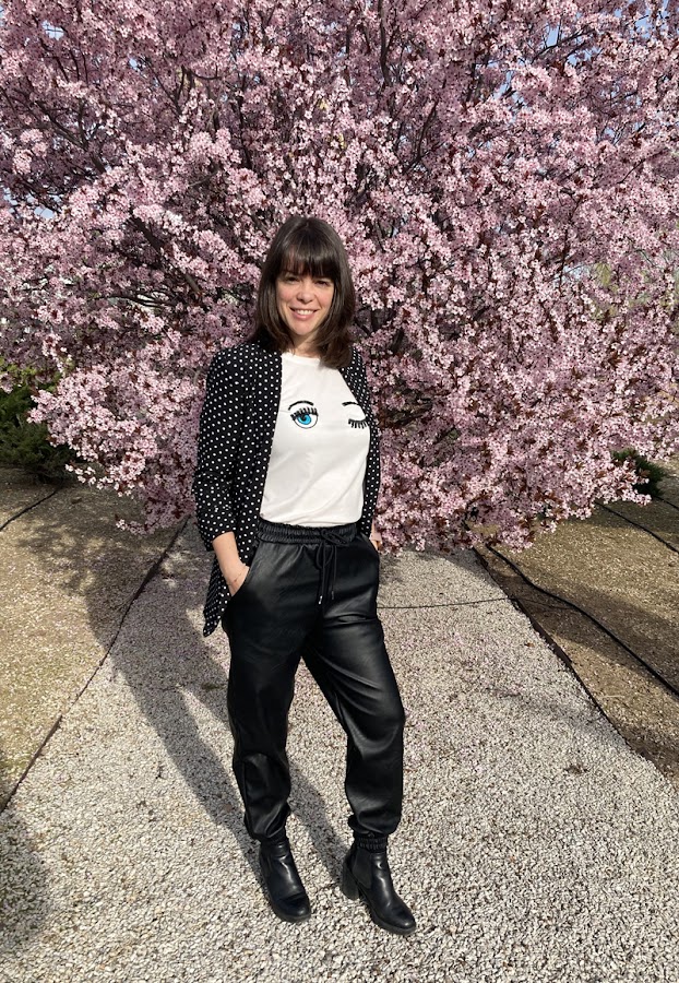 Outfit joggers polipiel