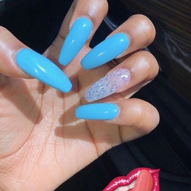 Best #Coffin Nail Designs 2021 for Ladies: Beautiful Nail Designs.